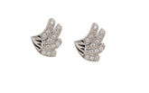 Elegant Design 925 Sterling Silver Earrings studded with CZ